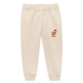Christmas Dog - Baby Organic Jogginghose Baby Tumbler von Stanley/Stella - Natur - Vorne