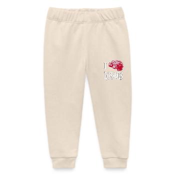 ZOMBIES - Baby Organic Sweatpants by Stanley/Stella - soft Ecru - Front