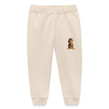 Chick grim 1 - Baby Organic Sweatpants by Stanley/Stella - soft Ecru - Front