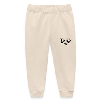 Telephone Romance - B/W - Baby Organic Sweatpants by Stanley/Stella - soft Ecru - Front