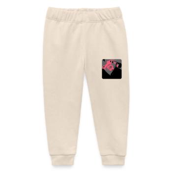 Phone Love - Baby Organic Sweatpants by Stanley/Stella - soft Ecru - Front