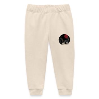 Mysticism of the Red Night - Baby Organic Sweatpants by Stanley/Stella - soft Ecru - Front