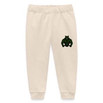 bär comic fit - Baby Organic Jogginghose Baby Tumbler von Stanley/Stella - Natur - Vorne