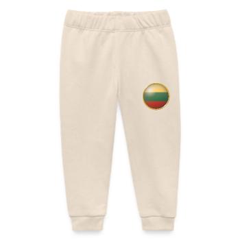Litauen Emblem - Baby Organic Jogginghose Baby Tumbler von Stanley/Stella - Natur - Vorne