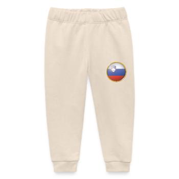 Slowenien Emblem - Baby Organic Jogginghose Baby Tumbler von Stanley/Stella - Natur - Vorne