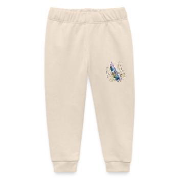 Feder - Baby Organic Jogginghose Baby Tumbler von Stanley/Stella - Natur - Vorne