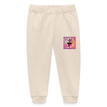 Moon Dance - Baby Organic Sweatpants by Stanley/Stella - soft Ecru - Front