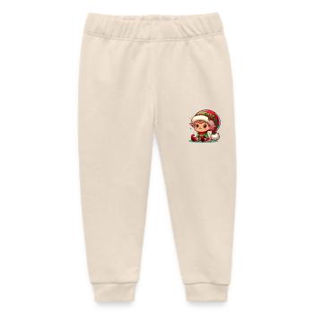 Elf 3 - Baby Organic Sweatpants by Stanley/Stella - soft Ecru - Front