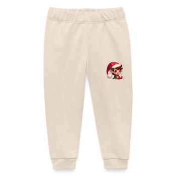 Elf 4 - Baby Organic Sweatpants by Stanley/Stella - soft Ecru - Front
