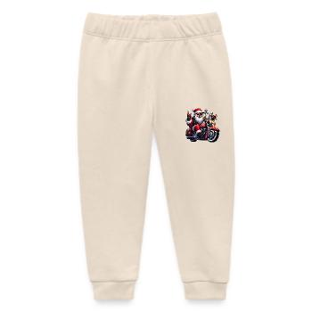 Santa Moto 3 - Baby Organic Jogginghose Baby Tumbler von Stanley/Stella - Natur - Vorne