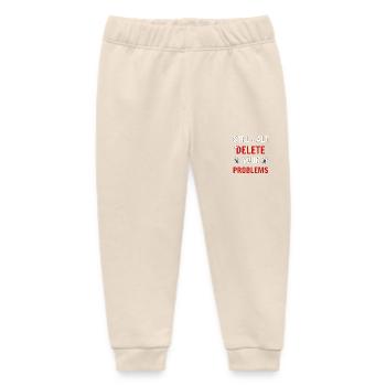 Ctrl + Alt + delete your problems programmierer - Baby Organic Jogginghose Baby Tumbler von Stanley/Stella - Natur - Vorne