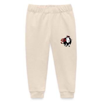 Schaf Teufel Satan Hölle Böse Dreizack Hörner Cool - Baby Organic Jogginghose Baby Tumbler von Stanley/Stella - Natur - Vorne