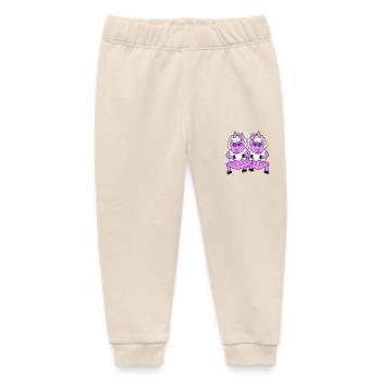 2 Schafe Pärchen Müde Gelangweilt Freundinnen Cool - Baby Organic Jogginghose Baby Tumbler von Stanley/Stella - Natur - Vorne