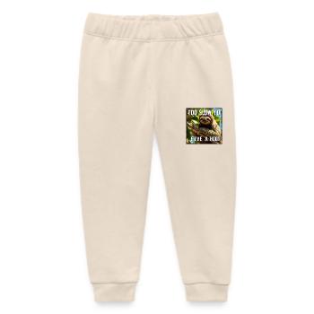 Zu langsam, um einen Schrei zu geben - Baby Organic Jogginghose Baby Tumbler von Stanley/Stella - Natur - Vorne