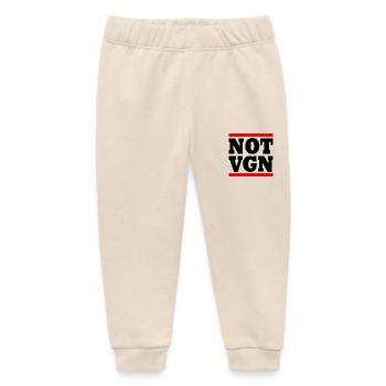 Not vegan - Baby Organic Sweatpants by Stanley/Stella - soft Ecru - Front