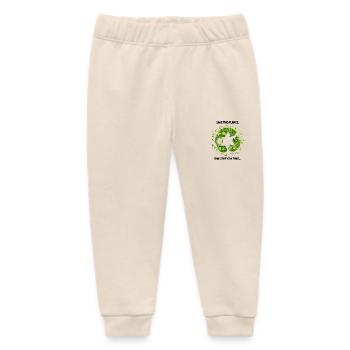 Save the Planet: One Step at a Time - Baby Organic Jogginghose Baby Tumbler von Stanley/Stella - Natur - Vorne