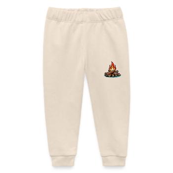 lagerfeuer - Baby Organic Jogginghose Baby Tumbler von Stanley/Stella - Natur - Vorne