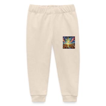 Die Uhr des Himmels - Baby Organic Jogginghose Baby Tumbler von Stanley/Stella - Natur - Vorne