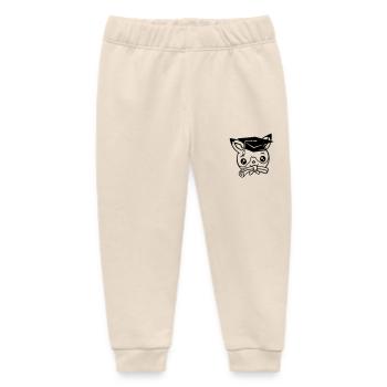 Fox High School Graduation Graduation Certificates College Hat - Baby Organic Sweatpants by Stanley/Stella - soft Ecru - Front