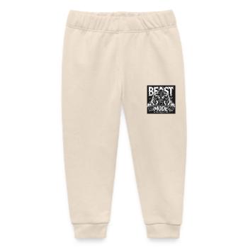 Mode logo - Pantalon de jogging bébé bio Stanley/Stella - écru doux - Devant
