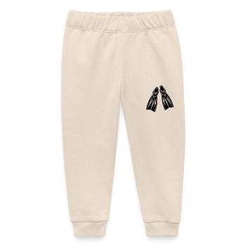 Gerätetaucher Flossen Tattoo Logo Style - Baby Organic Jogginghose Baby Tumbler von Stanley/Stella - Natur - Vorne