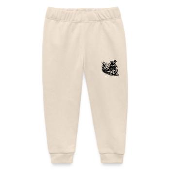Matsch Offroad Enduro Abenteuer Zeichnung - Baby Organic Jogginghose Baby Tumbler von Stanley/Stella - Natur - Vorne