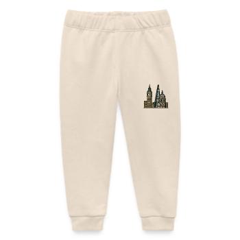 london skyline - Baby Organic Jogginghose Baby Tumbler von Stanley/Stella - Natur - Vorne