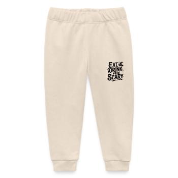 Eat, Drink And Be Scary - Baby Organic Jogginghose Baby Tumbler von Stanley/Stella - Natur - Vorne