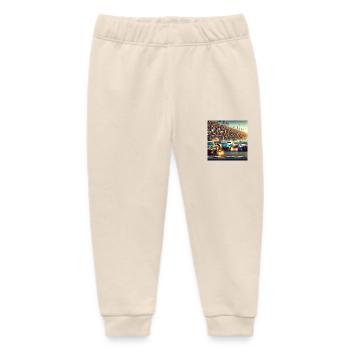 Rennwagen kurz vor dem Ziel - Baby Organic Jogginghose Baby Tumbler von Stanley/Stella - Natur - Vorne