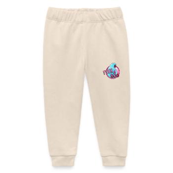 blauer Halsbandsittich „Peek-a-boo“ - Baby Organic Jogginghose Baby Tumbler von Stanley/Stella - Natur - Vorne