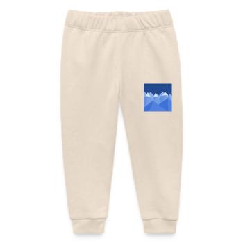 Blaue Landschaft - Baby Organic Jogginghose Baby Tumbler von Stanley/Stella - Natur - Vorne