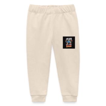 Fathers day gift - Baby Organic Sweatpants by Stanley/Stella - soft Ecru - Front