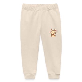 Too cute to handle - Baby Organic Jogginghose Baby Tumbler von Stanley/Stella - Natur - Vorne