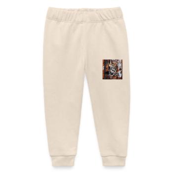 Graffiti Frosch Rost Metall urban Streetart - Baby Organic Jogginghose Baby Tumbler von Stanley/Stella - Natur - Vorne