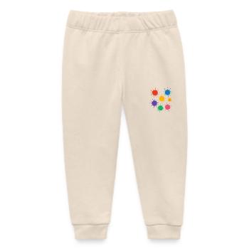 Play of colors - Baby Organic Sweatpants by Stanley/Stella - soft Ecru - Front