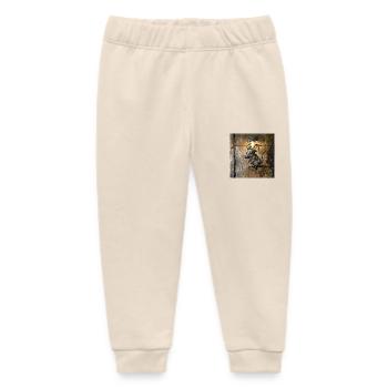 Graffiti Maus Lampe Rost Metall urban Streetart - Baby Organic Jogginghose Baby Tumbler von Stanley/Stella - Natur - Vorne