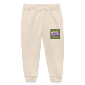 BUBBLE – Feeling Softer Since Day One - Baby Organic Sweatpants by Stanley/Stella - soft Ecru - Front