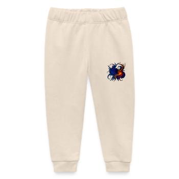 Cosmic Flow – eine Sammlung von lebendigen, galaktischen - Baby Organic Jogginghose Baby Tumbler von Stanley/Stella - Natur - Vorne