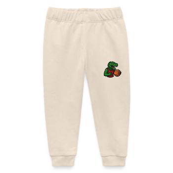 dino basketball comic - Baby Organic Jogginghose Baby Tumbler von Stanley/Stella - Natur - Vorne
