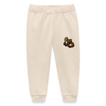 baer tennis comic - Baby Organic Jogginghose Baby Tumbler von Stanley/Stella - Natur - Vorne