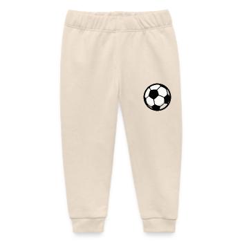 football - Baby Organic Sweatpants by Stanley/Stella - soft Ecru - Front