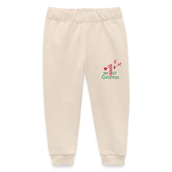 Mein erstes Weihnachten - Baby Organic Jogginghose Baby Tumbler von Stanley/Stella - Natur - Vorne