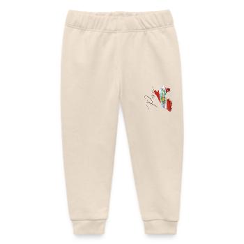 Peru Flagge in der Peru Landkarte EN - Baby Organic Jogginghose Baby Tumbler von Stanley/Stella - Natur - Vorne