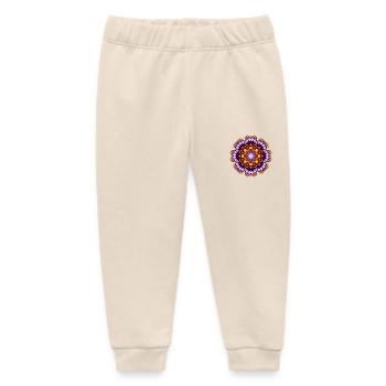Mandala Meditation Art - Baby Organic Jogginghose Baby Tumbler von Stanley/Stella - Natur - Vorne