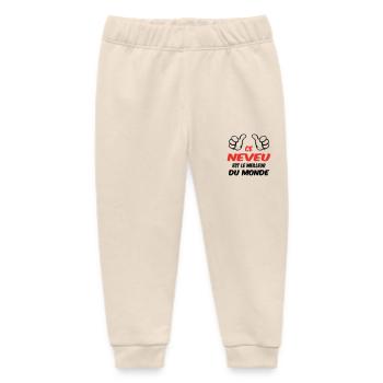 BESTER NEFFE - Baby Organic Jogginghose Baby Tumbler von Stanley/Stella - Natur - Vorne