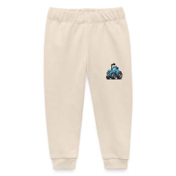 Tractor - Baby Organic Sweatpants by Stanley/Stella - soft Ecru - Front