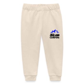 Camping - Baby Organic Jogginghose Baby Tumbler von Stanley/Stella - Natur - Vorne