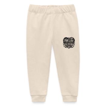 Paw-some Valentine - Baby Organic Sweatpants by Stanley/Stella - soft Ecru - Front