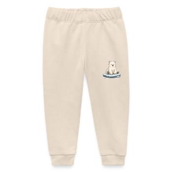 POLE BEAR - Baby Organic Sweatpants by Stanley/Stella - soft Ecru - Front