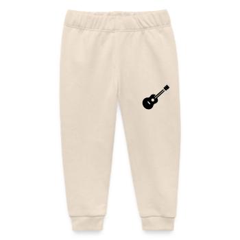 Guitar - Baby Organic Sweatpants by Stanley/Stella - soft Ecru - Front